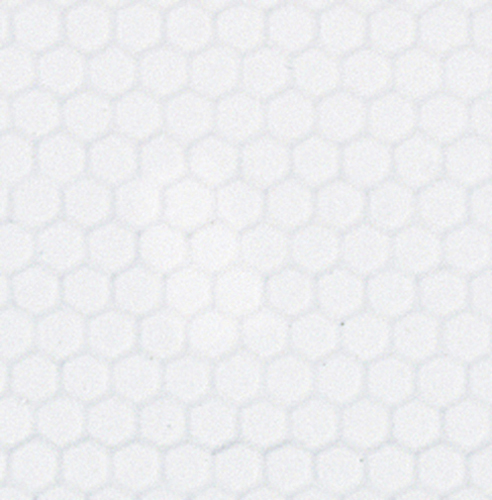 Dollhouse Miniature White Small Hexagon